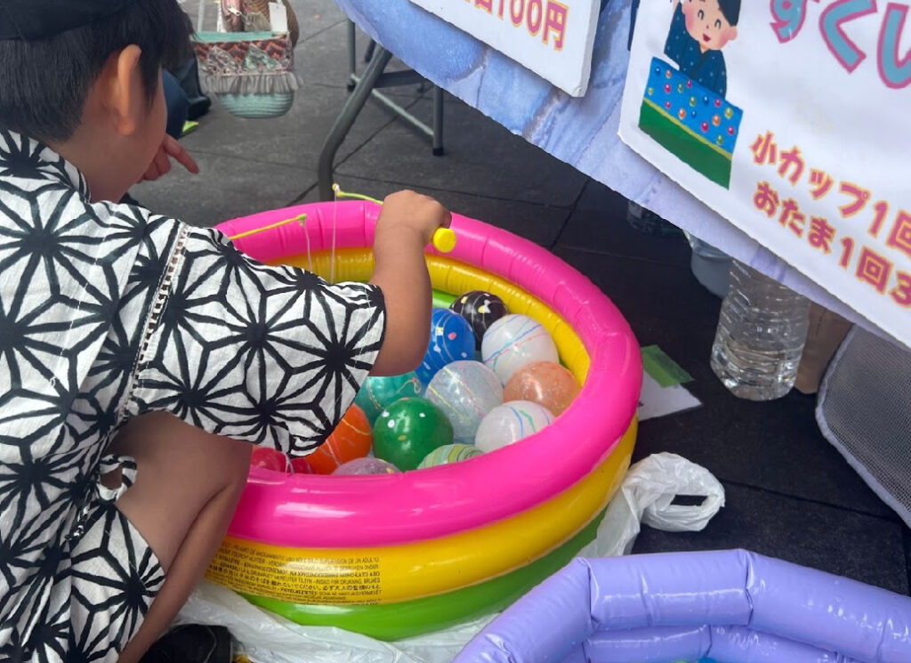 TAKIKAWAふぁみふぇすのふわふわ遊具と縁日コーナー⁠