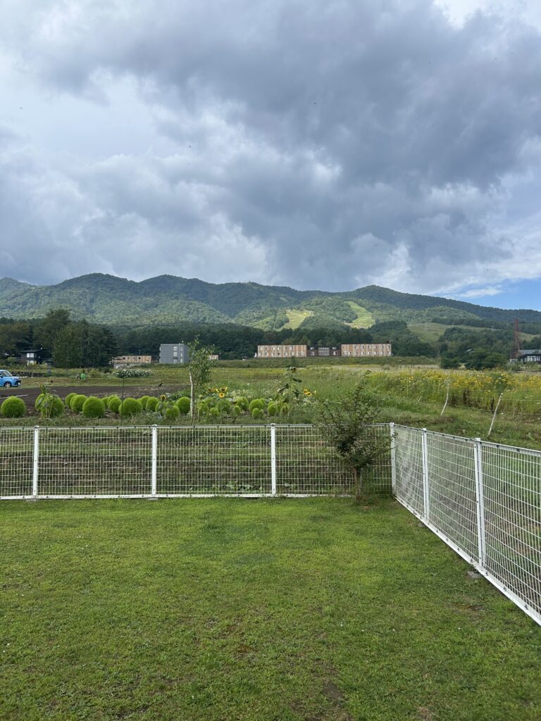 リトリート富良野の裏にあるドッグラン